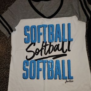 Justice softball outfit